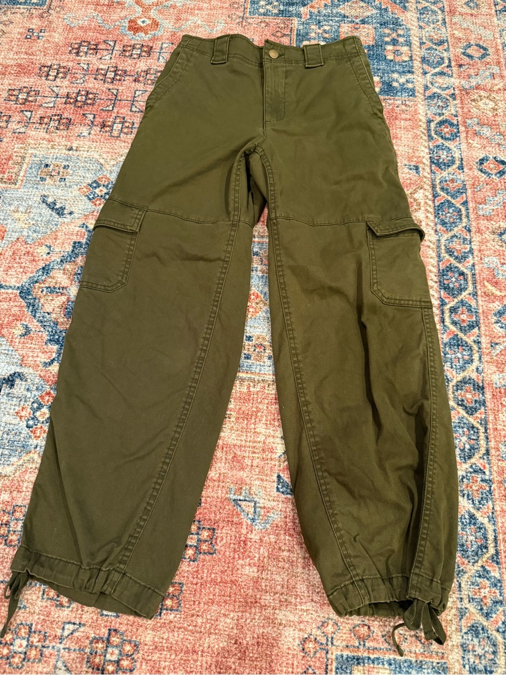 Old Navy Olive Green Cargo Jogger Pants- XS